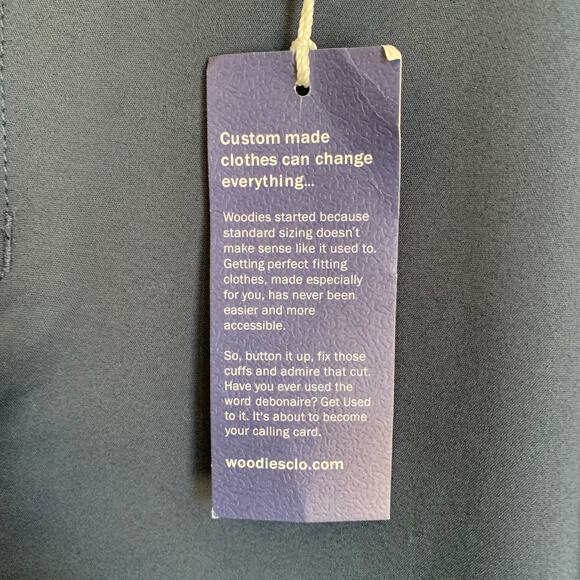 NWT Woodies Navy Blue Chinos - Picture 7 of 10